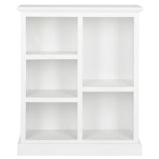 Safavieh Maralah White Poplar Wood 5 Shelf Bookcase AMH6634B
