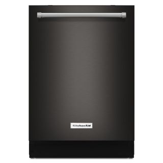 KitchenAid 44 Decibel Built in Dishwasher (Black Stainless) (Common 24 in; Actual 23.875 in) ENERGY STAR
