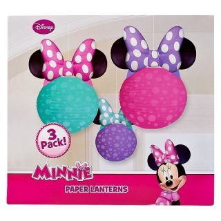 Minnie Mouse Paper Lantern 3 Count
