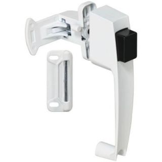 National Hardware 1 3/4 in. White Push Button V1316 P/B LATCH WHT