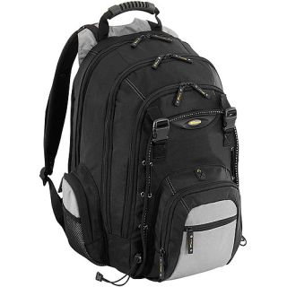 Targus 17" CityGear Laptop Computer Backpack, Black/Gray/Yellow