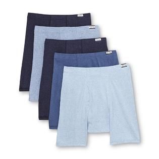 Hanes Men’s Boxer Briefs 5 Pk Assorted Blues Tagless   Clothing