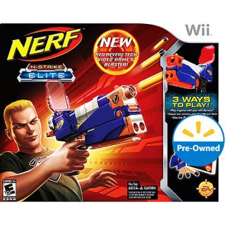 Nerf 2 N Strike Elite w/ Gun (Wii)   Pre Owned