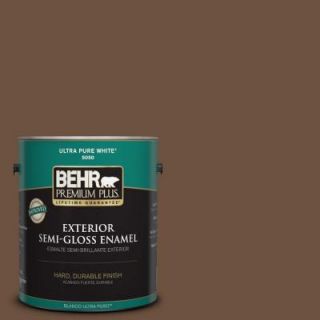 BEHR Premium Plus 1 gal. #280F 7 Breakfast Blend Semi Gloss Enamel Exterior Paint 534001