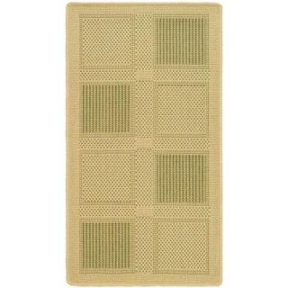 Safavieh Courtyard Natural/Olive 2 ft. 7 in. x 5 ft. Indoor/Outdoor Area Rug CY1928 1E01 3