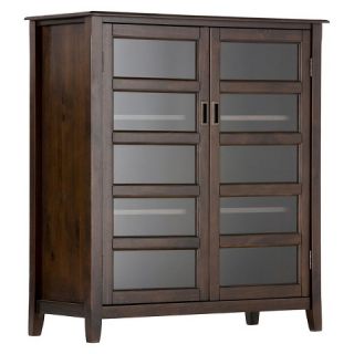 Simpli Home Burlington Medium Storage Cabinet