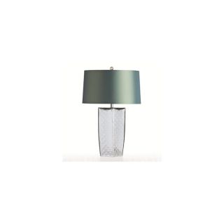 Arteriors Home 24 in 3 Way Table Lamp with Dusty Blue Shade