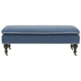 Safavieh Hampton Pillowtop Bench in Blue