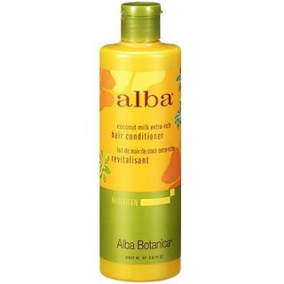 Alba Botanica Hawaiian Coconut Milk Extra Rich Hair Conditioner, 12 oz