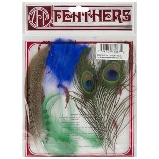 Zucker Feather Kit 1 Each Peacock/Pheasant/Hackle/Plumage   Home