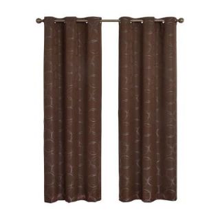 Eclipse Meridian Blackout Chocolate Curtain Panel, 84 in. Length 11250042X084CH