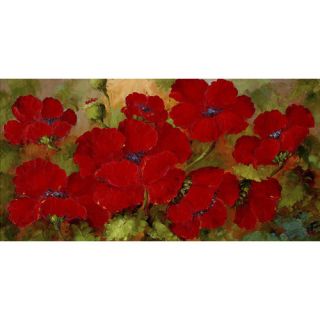 Varick Gallery Poppies by Rio Painting Print on Wrapped Canvas