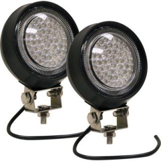 Buyers Products Company 54 Clear LED Sealed Rubber Flood Light (2 Pack) 3027307