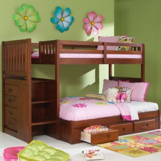 Discovery World Furniture Weston Twin over Full Staircase Bunk Bed