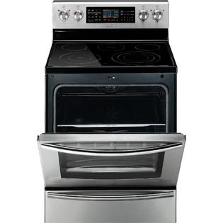 Samsung  6.6 cu. ft. Dual Oven Electric Range   Stainless Steel