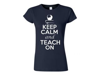 Junior Keep Calm And Teach On T Shirt Tee