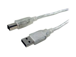 APC 19061CL 10F 1E 10 ft. Translucent USB 2.0 USB A to USB B Cable