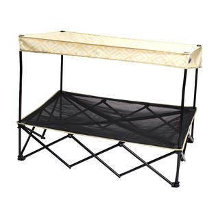 Quik Shade Large Instant Pet Shade with Mesh Bed   Yellow Diamond