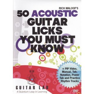 50 Acoustic Guitar Licks You Must Know