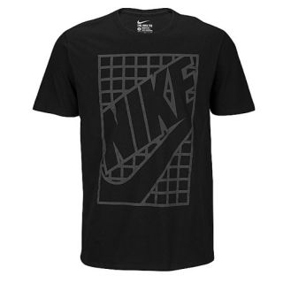 Nike Graphic T Shirt   Mens   Casual   Clothing   Black/White Reflective