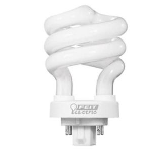 Feit Electric 60W Equivalent Soft White (2700K) Spiral 4 Pin CFL Light Bulb (50 Pack) PLSP13E/50