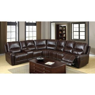 Furniture of America Dotti All in One Contemporary Brown Bonded