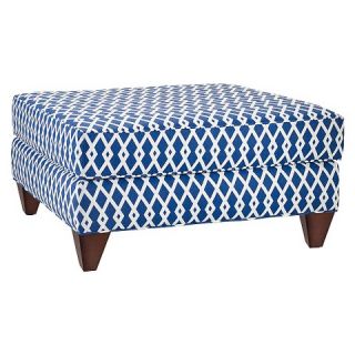 Homeware Jasper Ottoman   Ultramarine