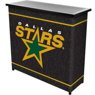 Trademark 2 Shelf 39 in. L x 36 in. H NHL Dallas Stars Portable Bar with Case NHL8000 DS