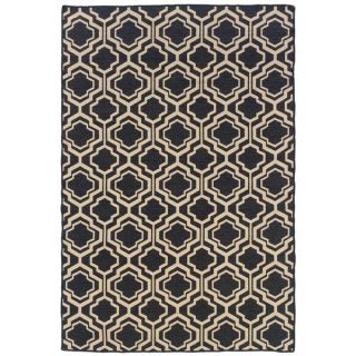 Oh Home Foundation Collection Grey Monocco Reversible Rug (5 x 8)