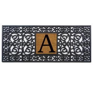 Rubber Monogrammed Doormat (17x41)