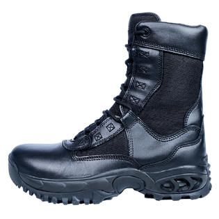 Ridge Footwear   Mens Boots Ghost Leather Zipper Black 08010 Wide