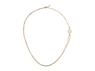 Alex and Ani Precious II Collection Endless Knot Adjustable Necklace Gold Plated Finish