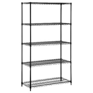 Honey Can Do Five Tier Storage Shelves in Black