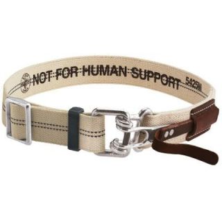 Klein Tools Medium Beige Cotton/Polyester Blend Tool Belt with Quick Release Buckle 5425M