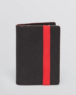 Jack Spade Leather Vertical Bi Fold Wallet