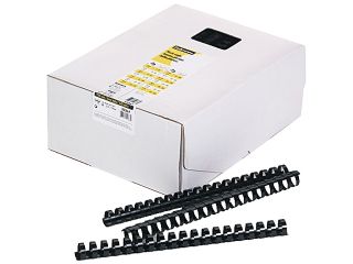 52367 Fellowes Plastic Comb Bindings, 3/4" Diameter, 150 Sheet Capacity, Black, 100 Combs/Pack