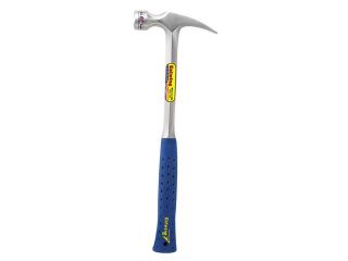 Estwing E3 22SM 22 Oz 16" Milled Face Metal Handle Framing Hammer