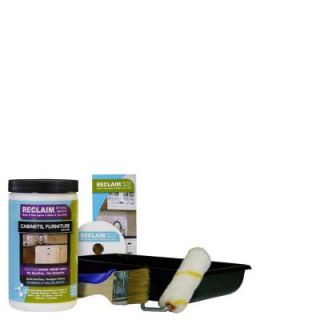 RECLAIM 1 qt. White All in One Multi Surface Interior/Exterior Cabinet, Furniture and More Refinishing Kit RC36
