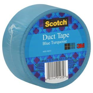 Scotch Duct Tape, Blue Turquoise, 1 roll   Tools   Painting & Supplies