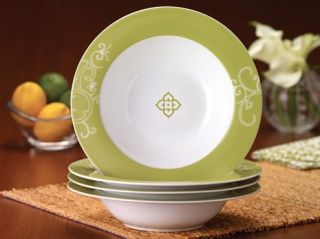 Rachael Ray Set of 4 Curly Q Pasta Bowls