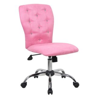 Boss Tiffany Pink Microfiber Chair   15469534   Shopping
