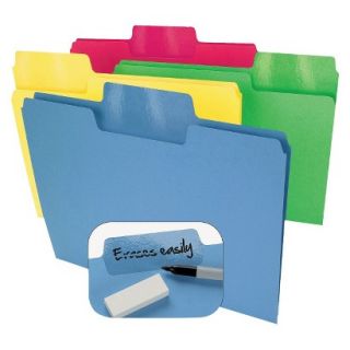 Smead® Erasable Super 1/3 Tab Letter File Folders  Assorted (24 Per