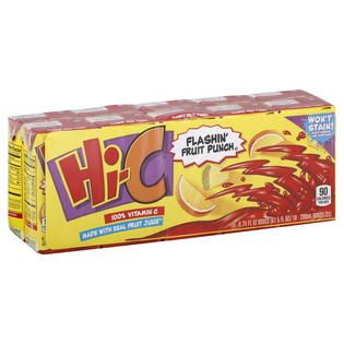 Hi C Fruit Punch, Flashin, 10   6.75 fl oz (200 ml) boxes [67.5 fl oz