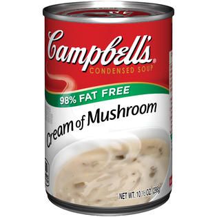 Campbells 98% Fat Free Cream of Mushroom R&W Condensed Soup 2