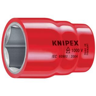 Knipex 1000v Safety Insulated 10mm Socket   3/8 Drive   Tools