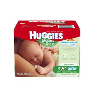 Huggies  Natural Care® Baby Wipes, Refill, 320ct