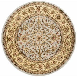 Safavieh Lyndhurst Grey and Beige Round Indoor Machine Made Area Rug (Common 5 x 5; Actual 63 in W x 63 in L x 0.42 ft Dia)