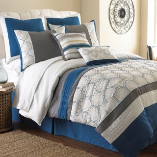 Lydia Embroidered 8 piece Comforter Set   Shopping   Great