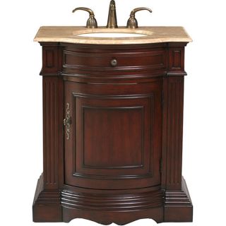 OVE Decors Birmingham 36 inch Single Sink Bathroom Vanity with Marble