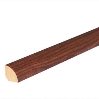 Mohawk Russet Walnut 19.05 in. Thick x 0.75 in. Width x 94 in. Length Quarter Round Laminate Molding MQRT 01079
